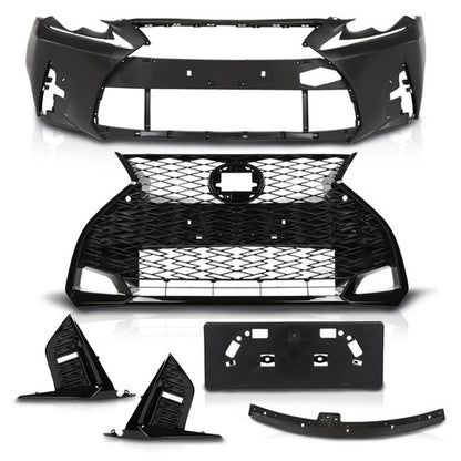 Solid Spare Fit For 14-16 Lexus IS250 IS200t IS350 Front Bumper Conversion To 21+ F-Sport
