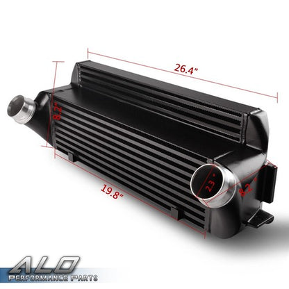 Solid Spare Bolt On Performance Intercooler Fit For BMW 1/2/3/4 Series F20 F22 F32 Black