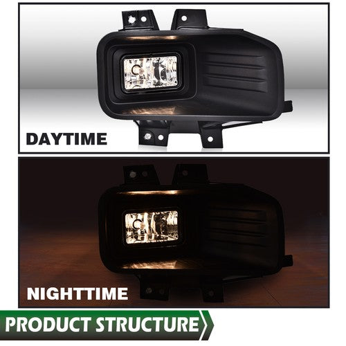 Solid Spare Halogen Fog Lights Driving Lamps Left& Right Pair Fit For Ford F150 Pickup 18-20