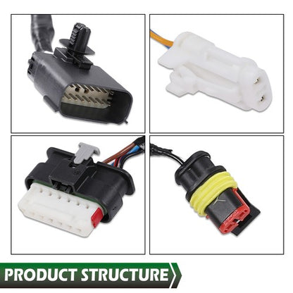 Solid Spare Fit For 20-23 Tesla Model Y Front End Fan Wiring Harness Connecting Wire