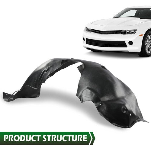 Solid Spare Fit For 2014-2015 Chevrolet Camaro Front Driver Side Fender Liner Splash Shield