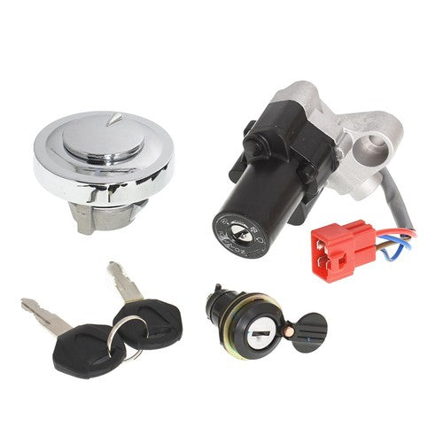 Solid Spare For Yamaha V-STAR 650 1100 1999-2016 Ignition Switch Fuel Cap Seat Lock Keys