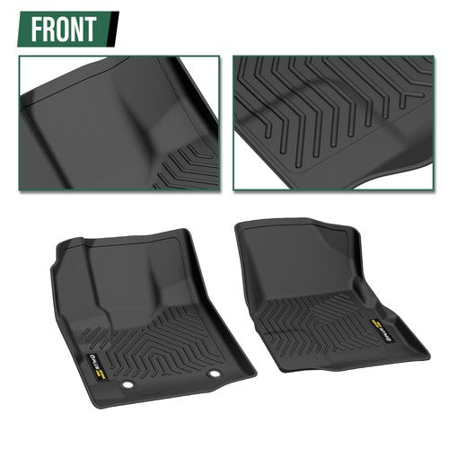 Solid Spare Fit For 2012-2017 Chevy Equinox/GMC Terrain TPE Floor Mats Protection Liners