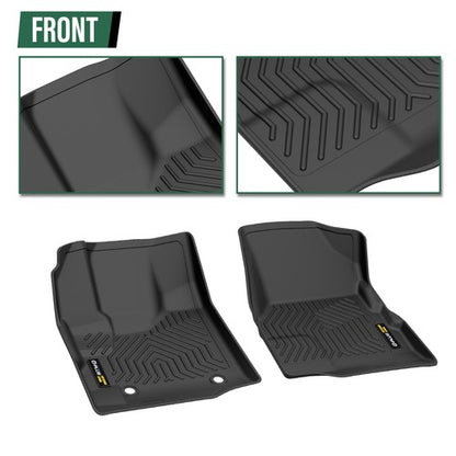 Solid Spare Fit For 2012-2017 Chevy Equinox/GMC Terrain TPE Floor Mats Protection Liners