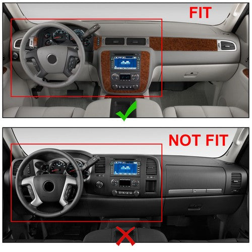 Solid Spare Dash Cover Cap Black For 2007-2014 Avalanche Suburban Tahoe Yukon Panel Pad