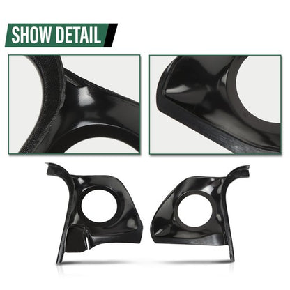 Solid Spare Speaker Kick Panels Fit For 1978-1988 Monte Carlo El Camino Malibu Regal Cutlass
