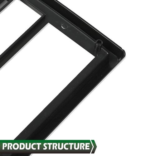 Solid Spare Radio Face Plate Black Fit For 81-88 Chevy El Camino Monte Carlo GMC Caballero