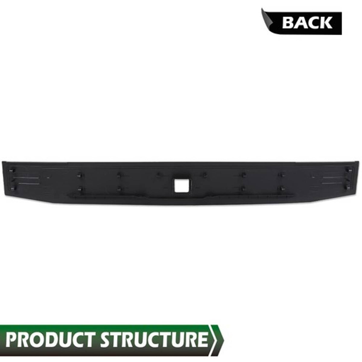 Solid Spare Tailgate Molding Flexible Top Trim Cap For 2017-2022 Ford F-250 F-350 FO1904134