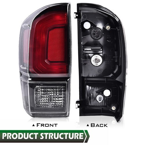Solid Spare Fit For 2016-2021 Toyota Tacoma Rear Left Side Tail Light Brake Lamp Assembly