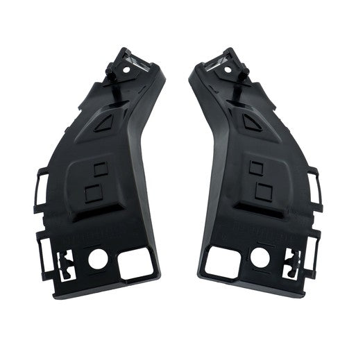 Solid Spare Front Bumper Bracket Replacement Plastic Black 2pcs Fit For Ford Flex 2009-2019