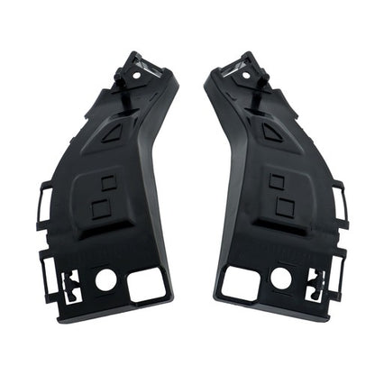 Solid Spare Front Bumper Bracket Replacement Plastic Black 2pcs Fit For Ford Flex 2009-2019