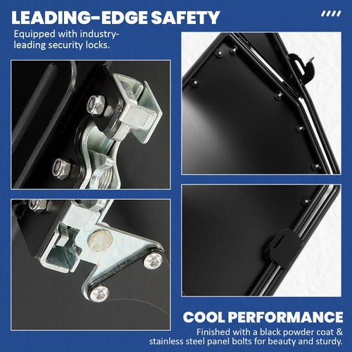 Solid Spare Complete Aluminum Doors Set For 2008-2021 Polaris RZR/RZR-S XP 570 800 900