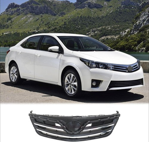 5310002640C0 For 2013 Toyota Corolla Front Bumper Upper Grille Chrome Black