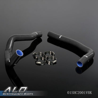 Solid Spare Silicone Radiator Hose Black Fit For 97-02 Toyota Supra JZA80 Turbo VVTI 2JZ-GE