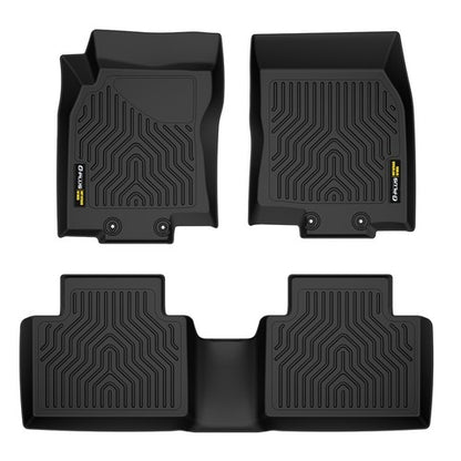 Solid Spare TPE Floor Mats Fit For 2014-2020 Nissan Rogue All Weather Protection Liners