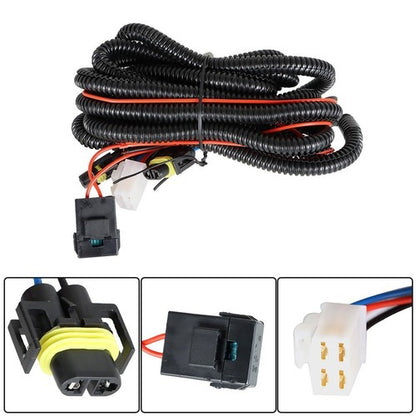 Solid Spare LED Fog Lamps Assembly w/ Switch+Wiring+Cover For Dodge Charger 15-17 LH+RH