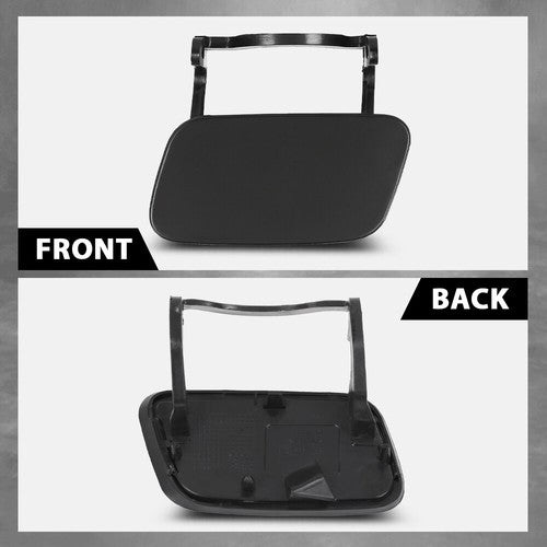 Solid Spare Fit For 08-12 Audi A4 B8 Front Bumper Headlight Washer Cover Cap Left&Right