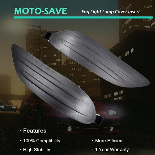Solid Spare Left + Right For Toyota Corolla 2005-2008 Fog Light Lamps Cover Insert