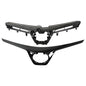 Solid Spare Painted Front Upper Grille Plastic Black NEW For Toyota Corolla SE XSE 2017-2019