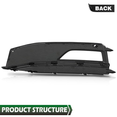 Solid Spare Fit For 13-16 Audi A4 Quattro B9 S4 S-Line Bumper Fog Light Lamp Bezel Right