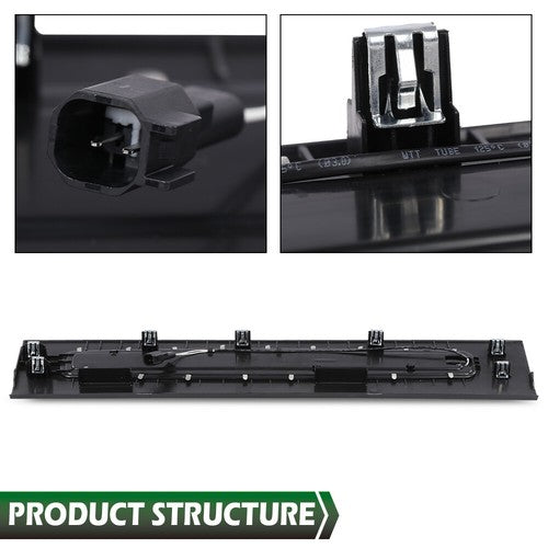 Solid Spare Fit For 17-22 Super Duty Crew Cab LED Illuminated Platinum Door Sill Plate Set