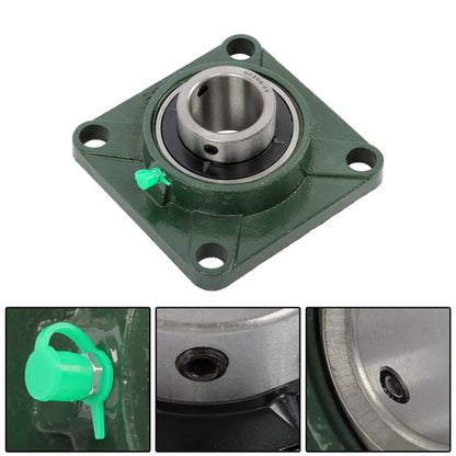 Solid Spare 4PCS 1-1/2" Bore 4 Bolt Solid Base UCF208-24 Pillow Block Flange Bearing