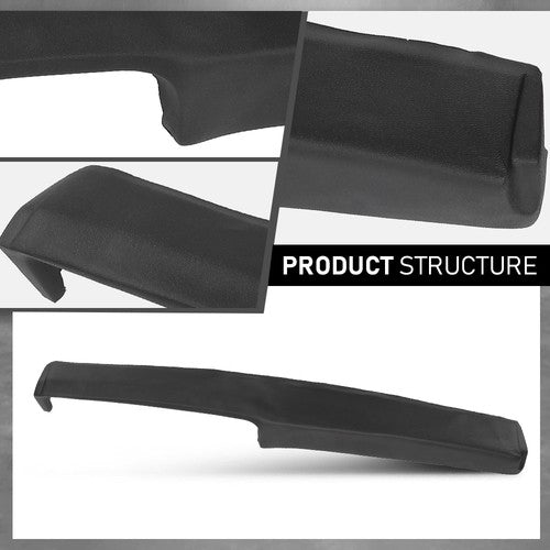 Solid Spare Fit For 69-1974 Nova Apollo Omega Pontiac Ventura TPE Dash Board Cover Cap Black