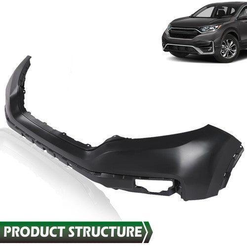 Solid Spare Front Upper Bumper Cover Replacement Fit For 2020-2022 Honda CR-V CRV HO1014106