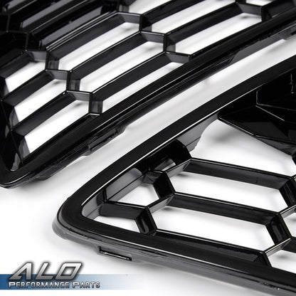 Solid Spare Fit For 12-14 Ford Focus Front Bumper Lower Grille Grills Honeycombed 3Pcs