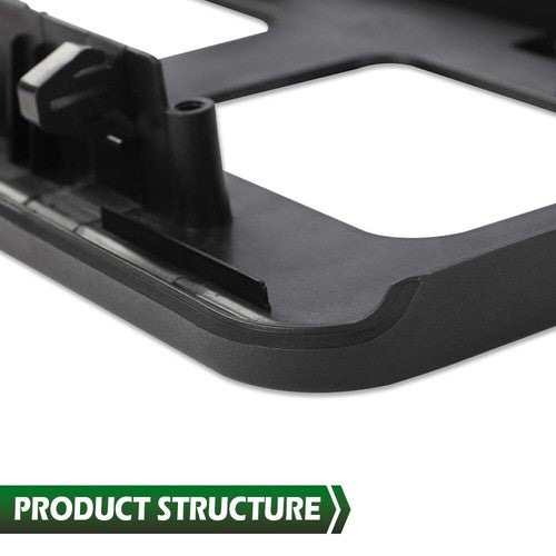 Solid Spare Fit For 11-16 F250 F350 Super Duty Front Bumper License Plate Mounting Bracket