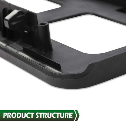 Solid Spare Fit For 11-16 F250 F350 Super Duty Front Bumper License Plate Mounting Bracket
