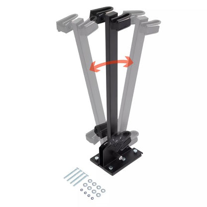 Solid Spare Adjustable Golf Cart Universal Floor Mount Gun Rack For Ezgo Club Car Yamaha