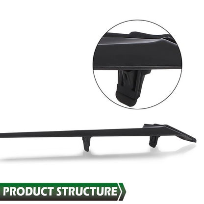 Solid Spare Fit For 2018-2022 Toyota Camry SE XSE Front Bumper Grille Trim Molding Black
