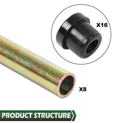 Solid Spare Front And Rear Leaf Spring Bushing Kit Set Fit For Golf Cart DS 1981+ Club Car