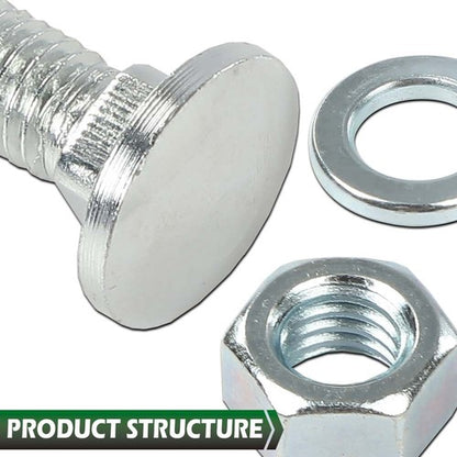 Solid Spare Front Rear Bumper Bolts Fit For Ford 7/16-14x1-1/4" Capped Round Head New