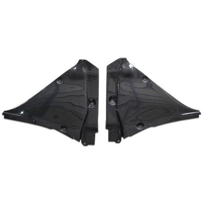 For 2008-2016 Nissan R35 GTR JD Style 08 Carbon Fiber Brake Fulid Battery Cover