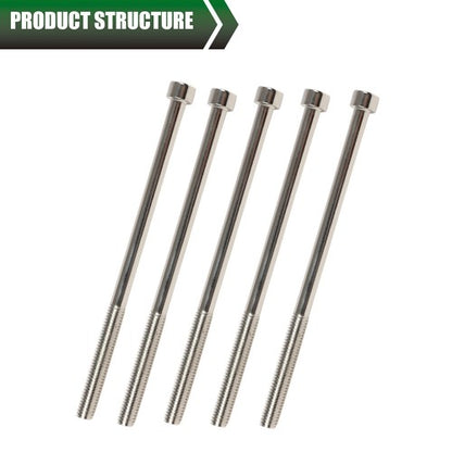 Solid Spare 10Pcs Steel Intake Manifold Bolts Kit Fit For Camaro GM LSX LS1 LS2 LS3 LS6