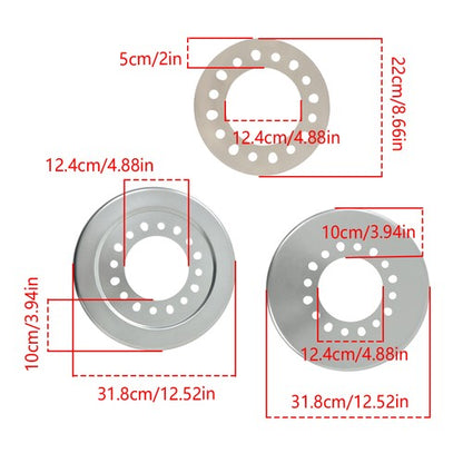 Solid Spare For Dodge/Ford 3/4 & 1 Ton Single Rear Wheel Central Wheel Balancer 300-318