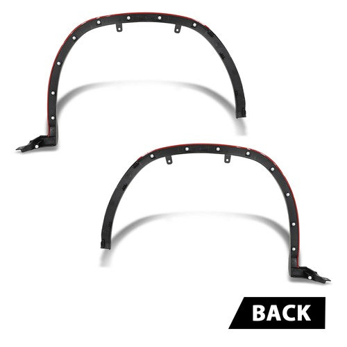 Solid Spare Fit For 16-19 Lexus RX350 RX450h Front Left+Right Fender Flare Wheel Arch Trim