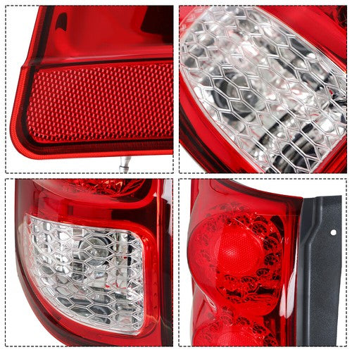 Solid Spare LED Pair Tail Lights Brake Lamps Replacement For Dodge Grand Caravan 2011-2020