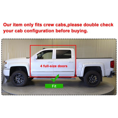 Solid Spare Black Underseat Storage Box for 07-18 Chevy Silverado 07-19 GMC Sierra CREW CAB