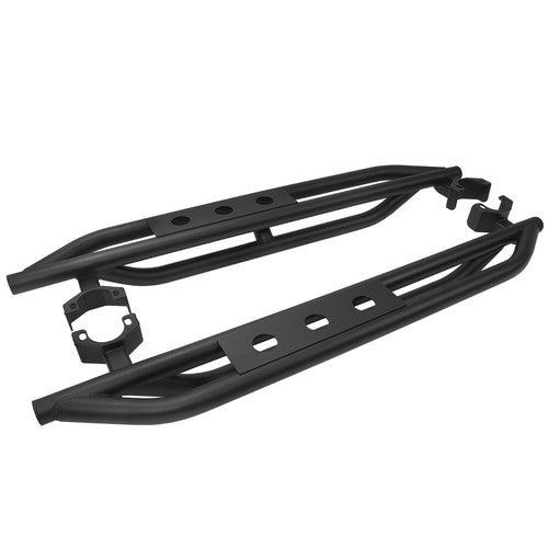 Solid Spare Pair Nerf Bars Side Steps Armor Running Boards For 07-18 Jeep Wrangler JK 2-Door