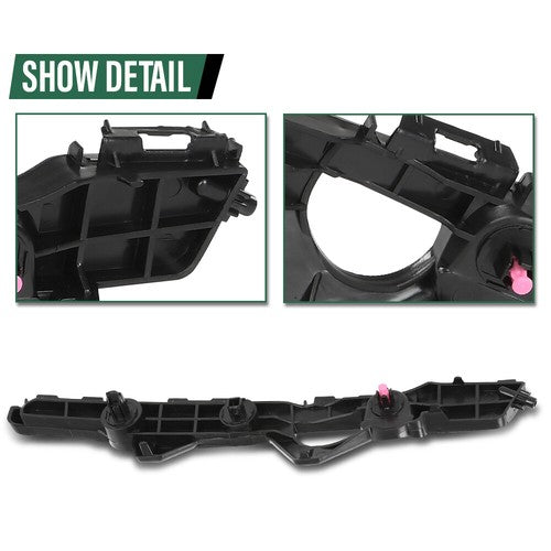 Solid Spare Fit For 2016-2018 Toyota RAV4 Rear Bumper Retainer Bracket Left Side TO1142121