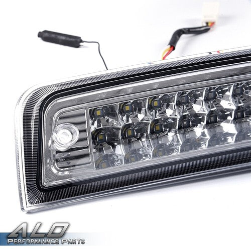 Solid Spare Clear/Chrome Third Brake Tail Light Cargo Lamp Fit For 2009-2017 Dodge Ram 1500