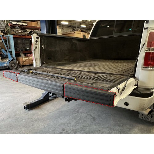 Solid Spare For 2009-2014 Ford F150 Flexible Flex Step Tailgate Molding Trim #9L3Z9941018AA