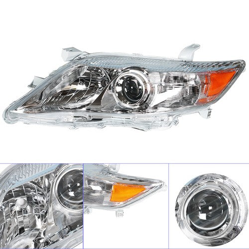 Solid Spare Headlight For Toyota Camry LE XLE 2010-11 Headlamps Driver/LH Side Clear Housing