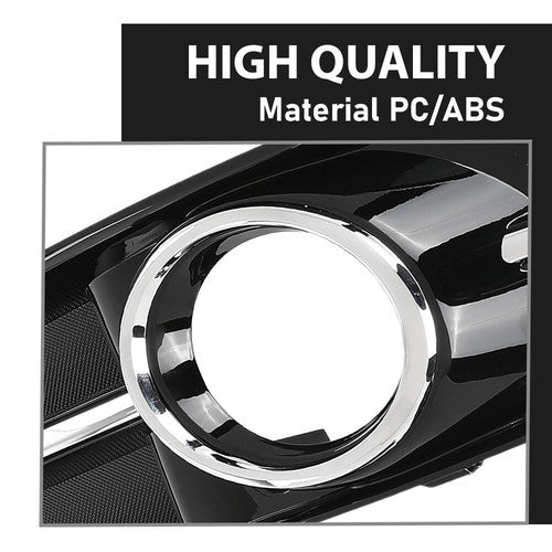 Solid Spare Fit For 2010 2011 2012 2013 Audi A3 Fog Light Bezel Lamp Trim Left+Right Side
