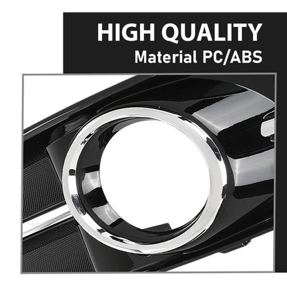 Solid Spare Fit For 2010 2011 2012 2013 Audi A3 Fog Light Bezel Lamp Trim Left+Right Side