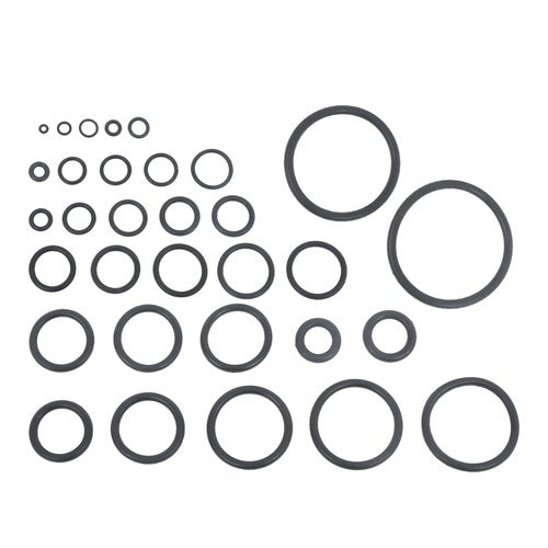 Solid Spare 1540 Pcs 32 Size O-Rings Kit Nitrile Rubber Oring Assortment with 4 Hook Set