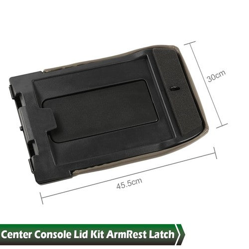 Solid Spare Fit For 99-07 GM Chevy Part 19127364 Gray Center Console Lid Kit Arm Rest Latch
